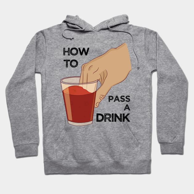 Can you pass my drink bro? Dipping fingers Funny Meme Hoodie by alltheprints